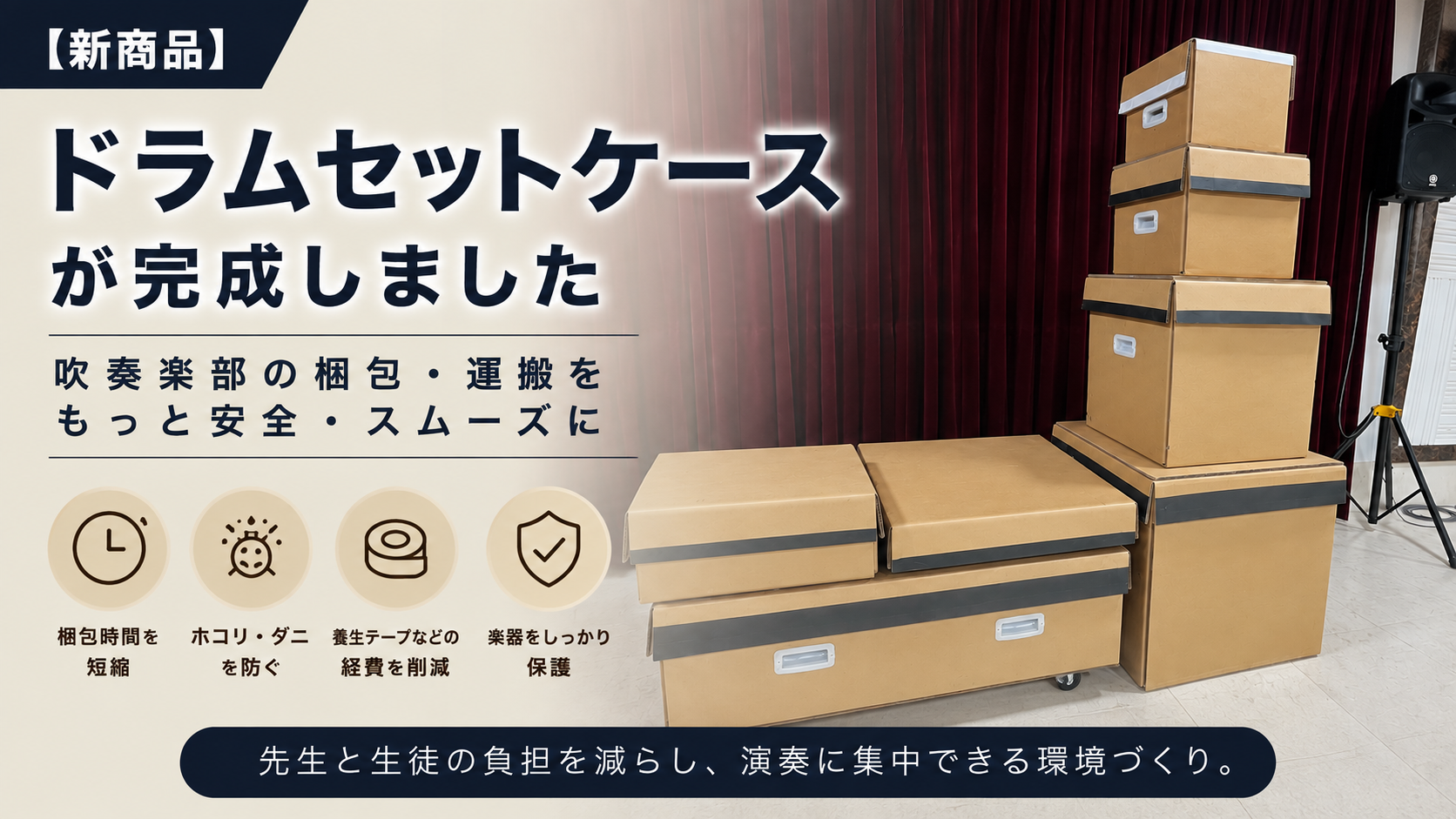 ドラムセットケース（新商品）